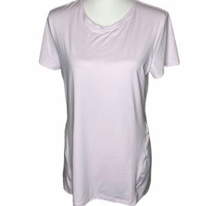 Athleta Pale Lavender Short Sleeve Top